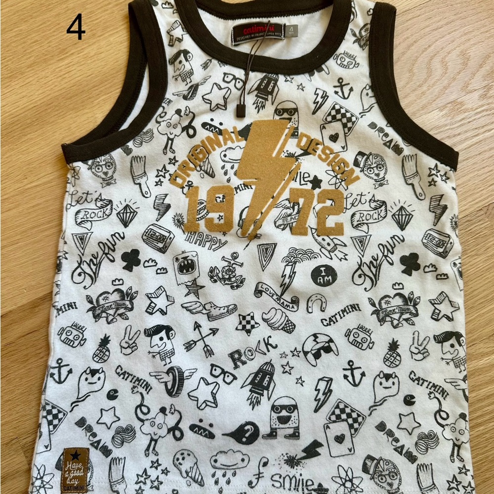 Catimini Toddler Boy’s Tank Top Size 4